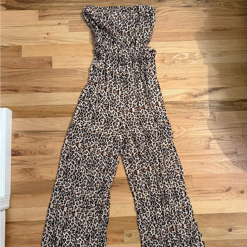 Leopard Print Jumpsuit